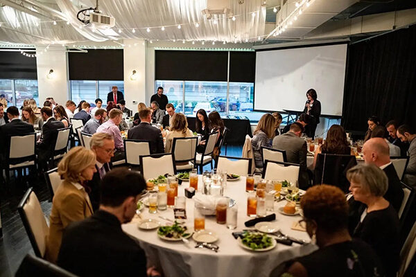 Sigma Phi Alpha (Alpha Gamma Chapter) + Omicron Kappa Upsilon (Rho Chapter) banquet at Grand Street Cafe in Kansas City, Missouri on April 20, 2021